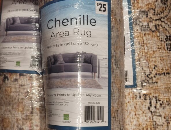 Chenille rug surprise penny UPC